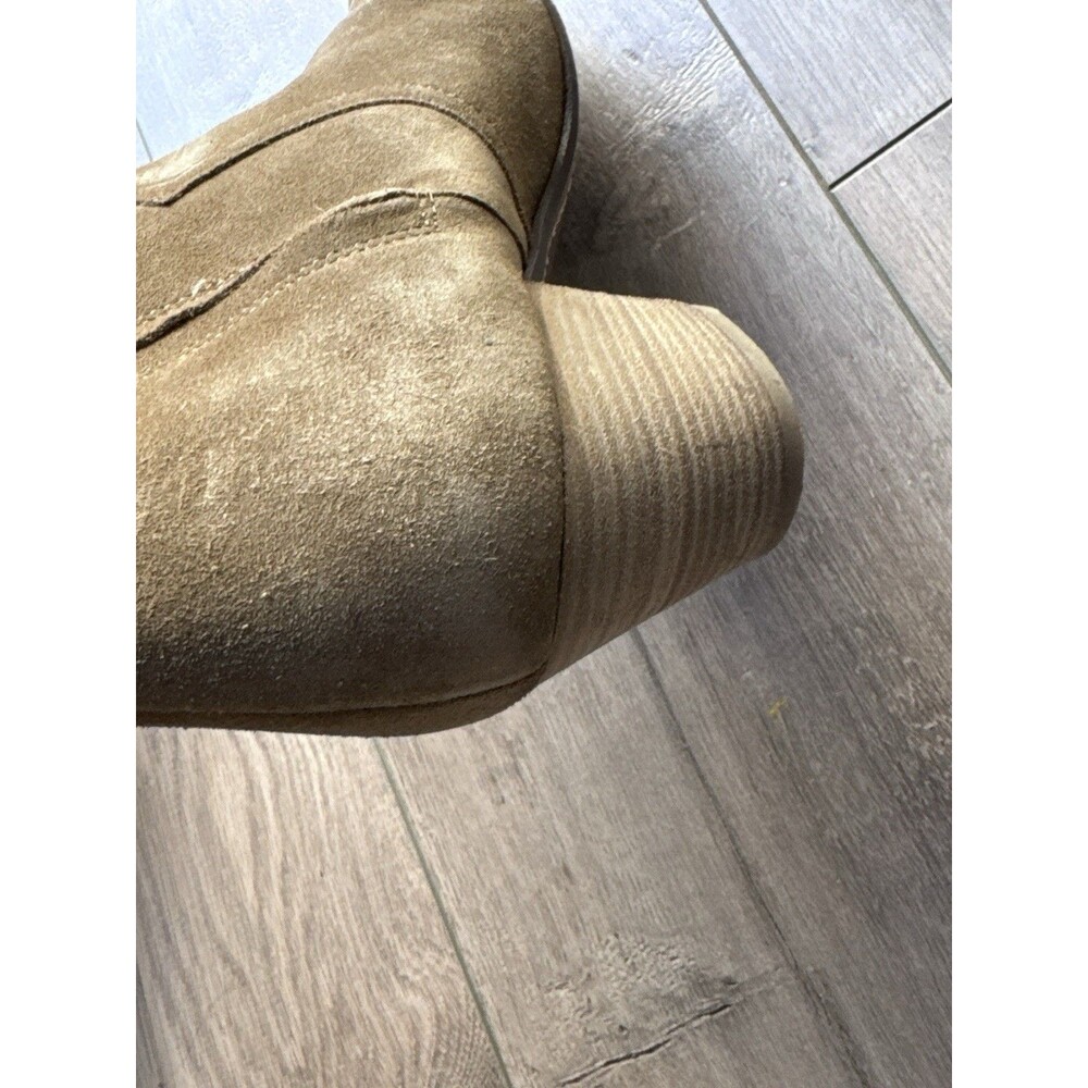 Isabel Marant Suede Western Ankle Boots Taupe Size 39 Made in Italy Women’s 8 - Picture 11 of 16